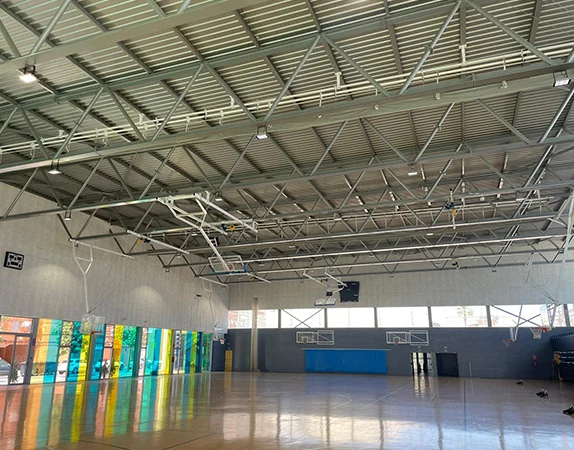 proyecto iluminación led Pabellón deportivo en Burriana (Castellón)